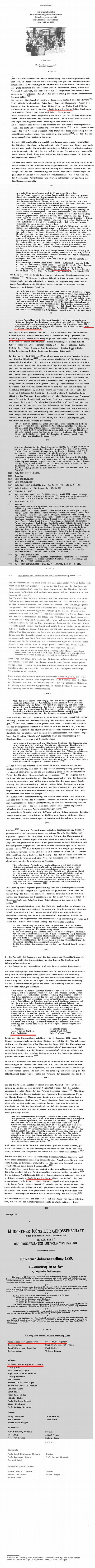 Die Münchner Secessionisten Künstlergenossenschaft im Glaspalast