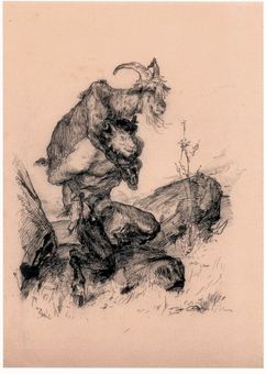 Spielender Zentaur